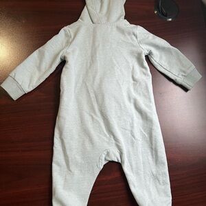 Nike Gray Kids Footie One Piece
